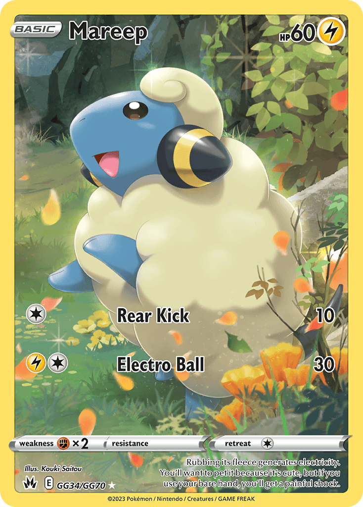 Mareep — Trainer Gallery Rare Holo