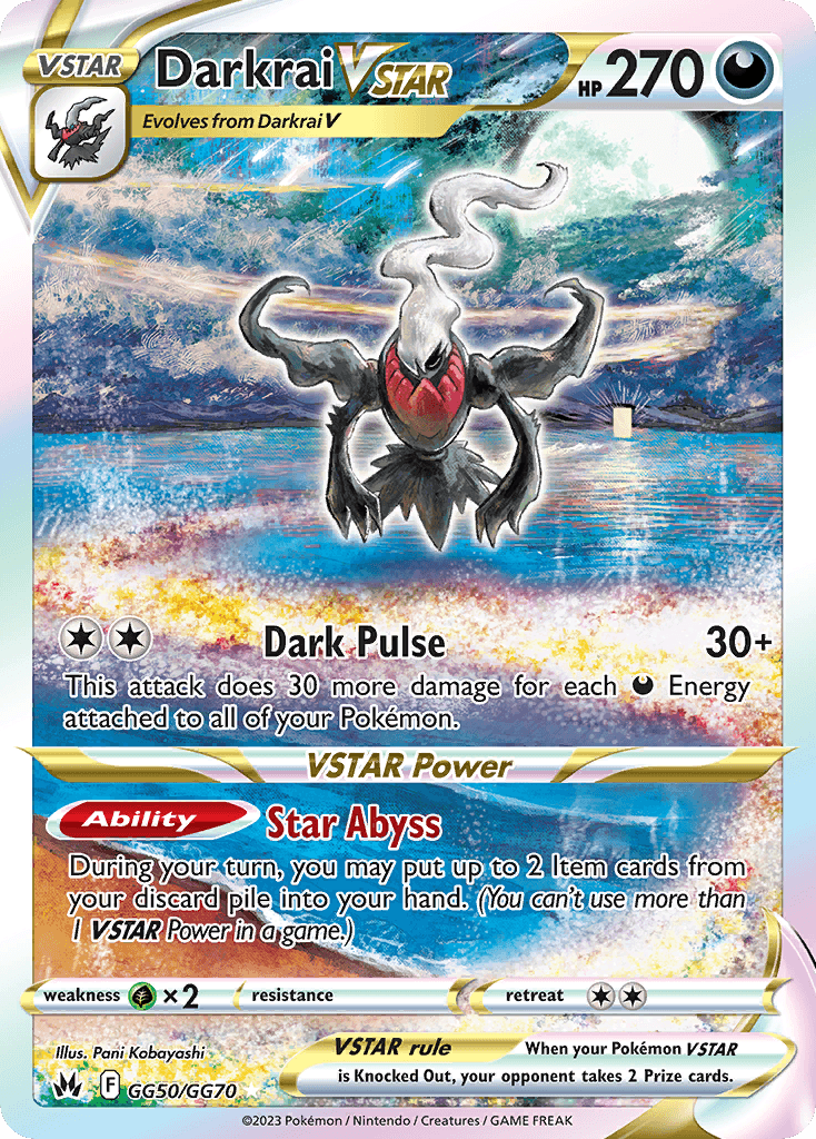 Darkrai VSTAR from Crown Zenith Galarian Gallery