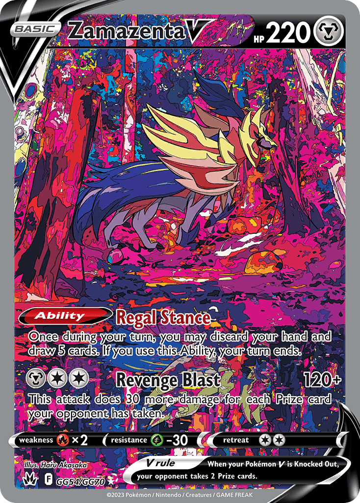 Zamazenta V — Rare Holo V