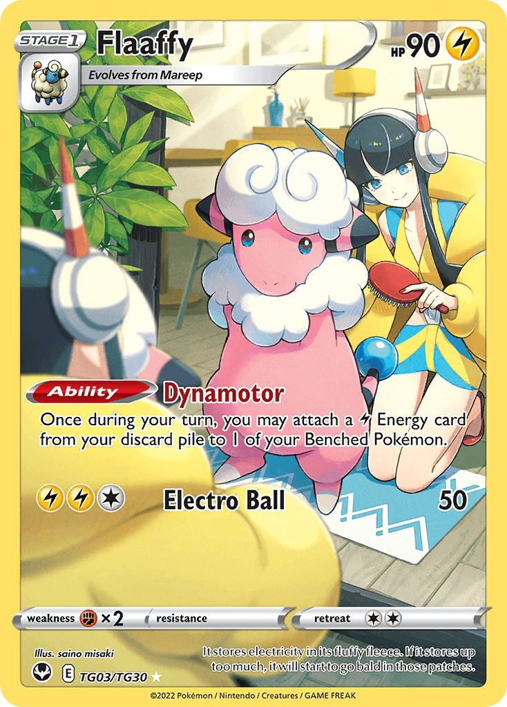 Flaaffy — Trainer Gallery Rare Holo
