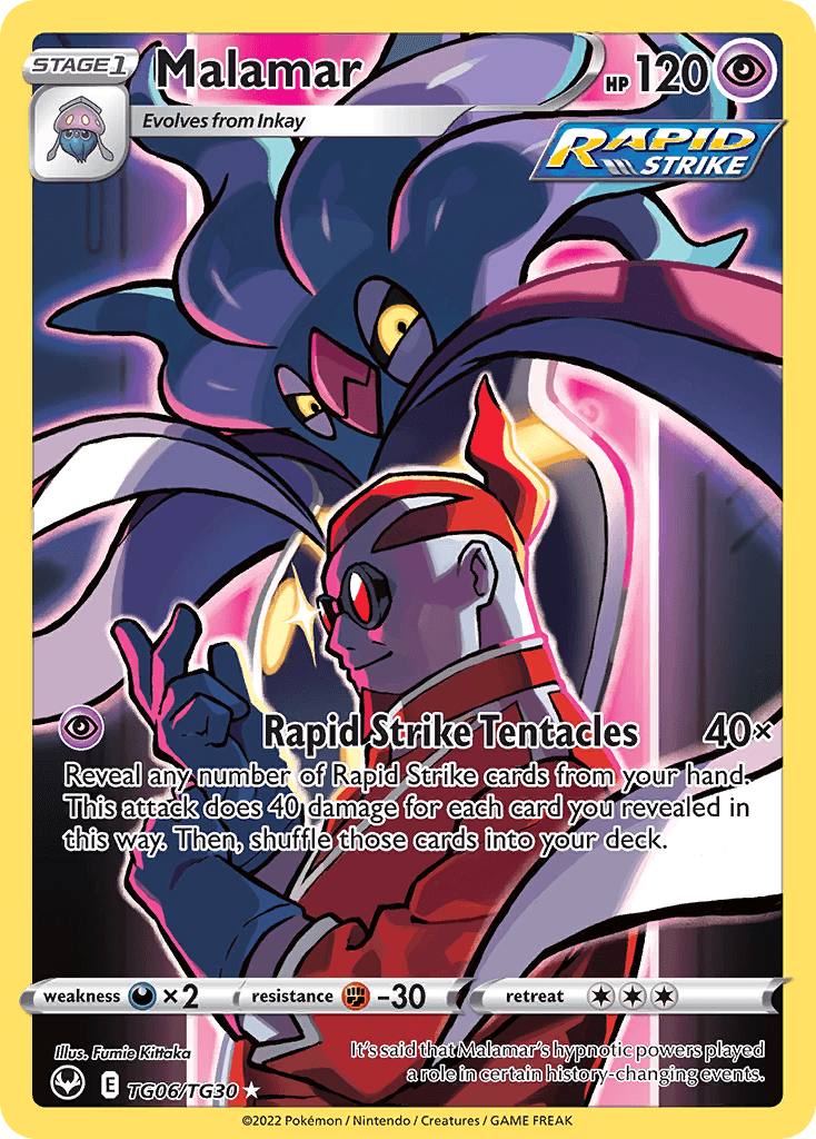 Malamar Pokémon card