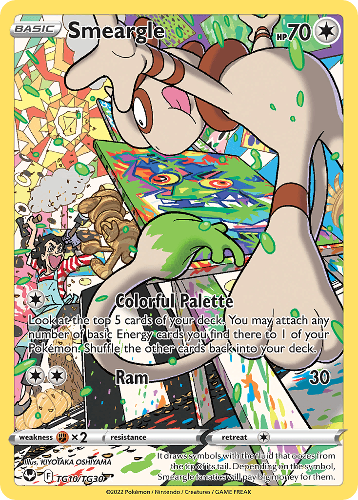 Smeargle Pokémon card