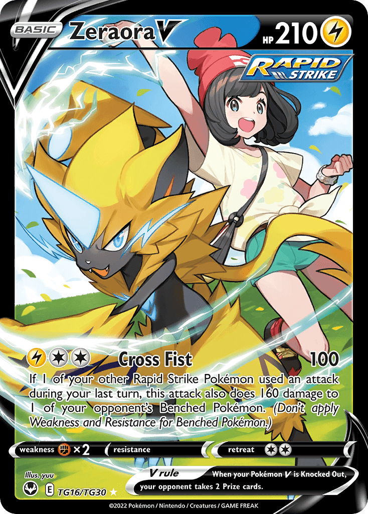 Zeraora V — Rare Holo V