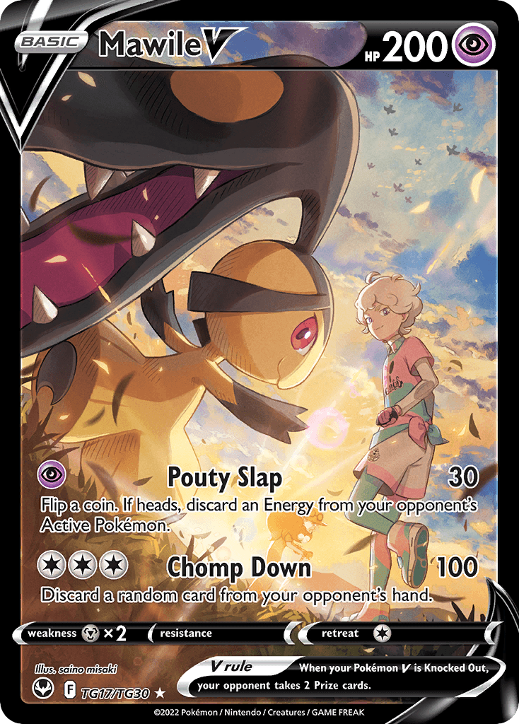 Mawile V — Rare Holo V