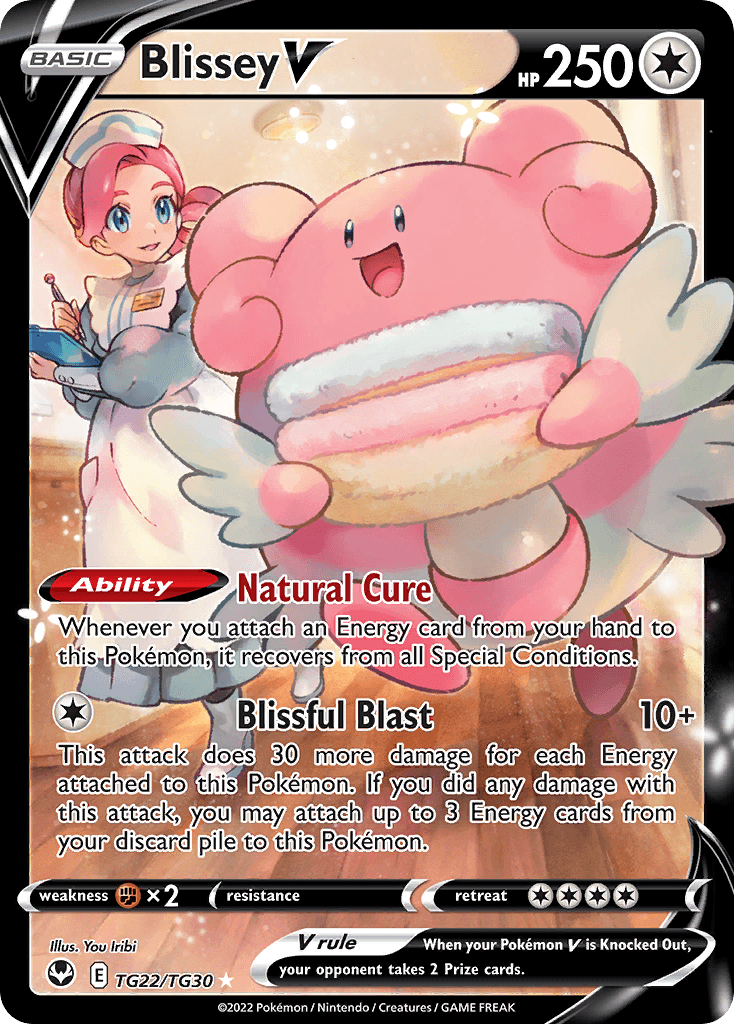 Blissey V — Rare Holo V