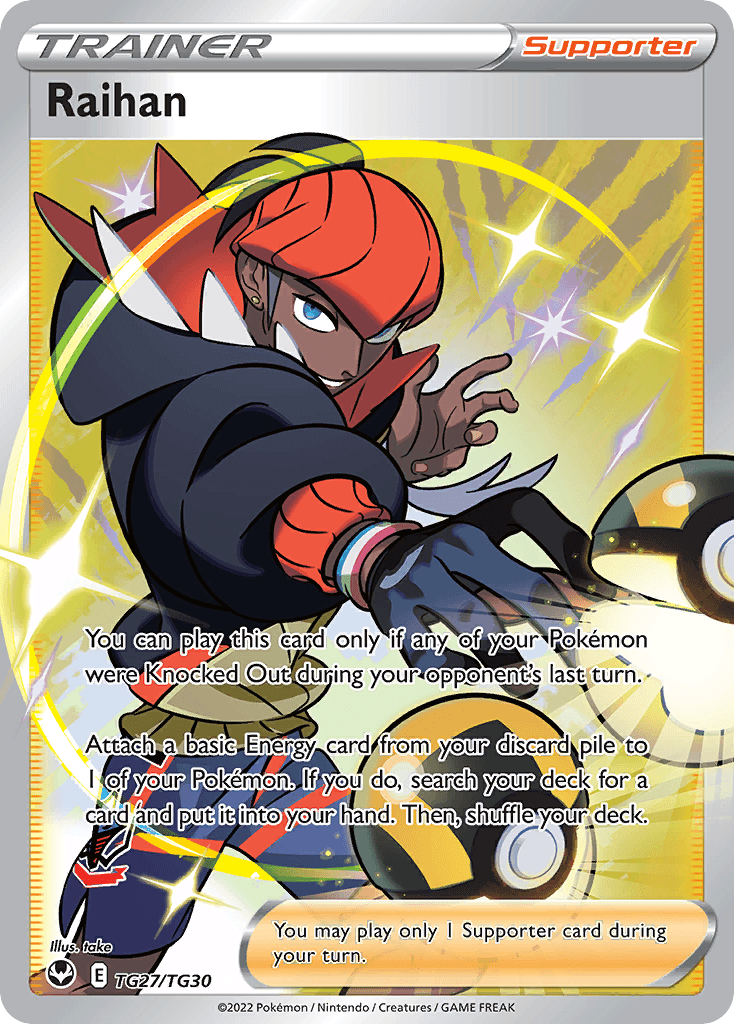 Raihan Pokémon card