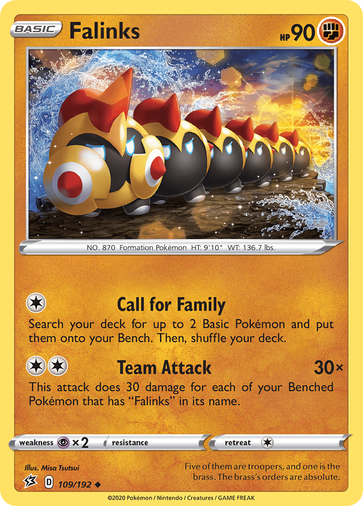 Falinks Pokémon card