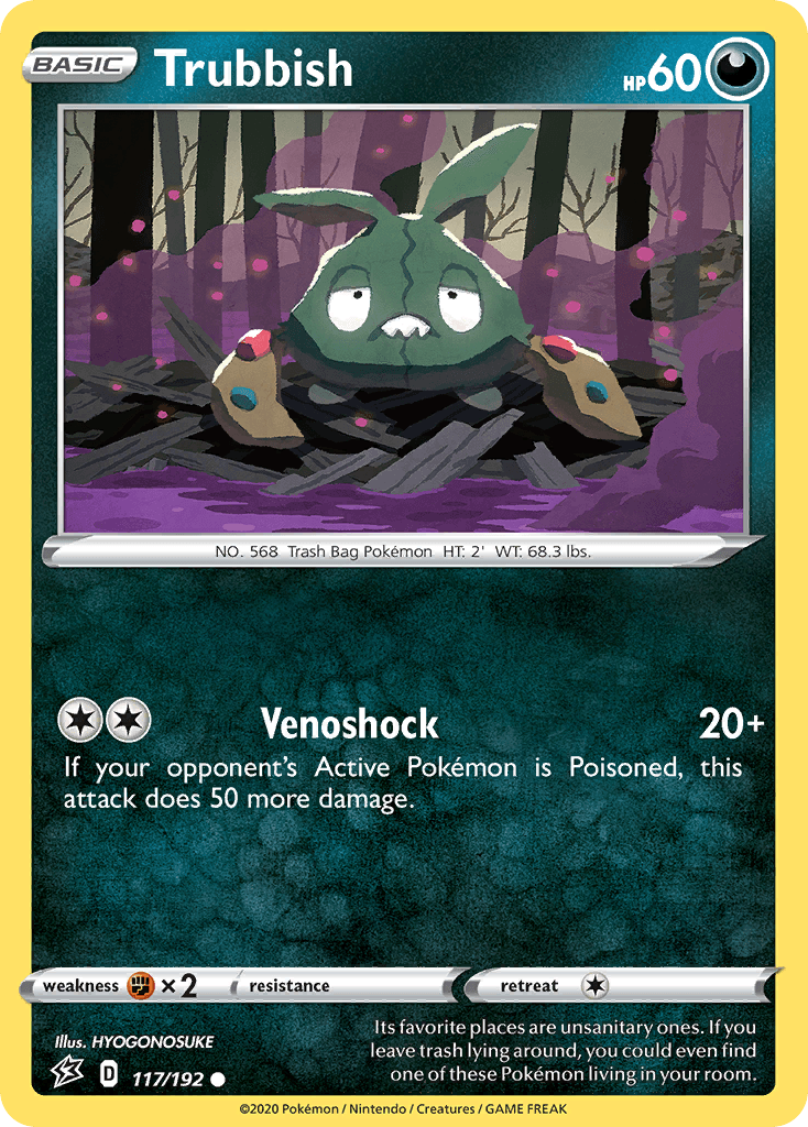 Trubbish Pokémon card
