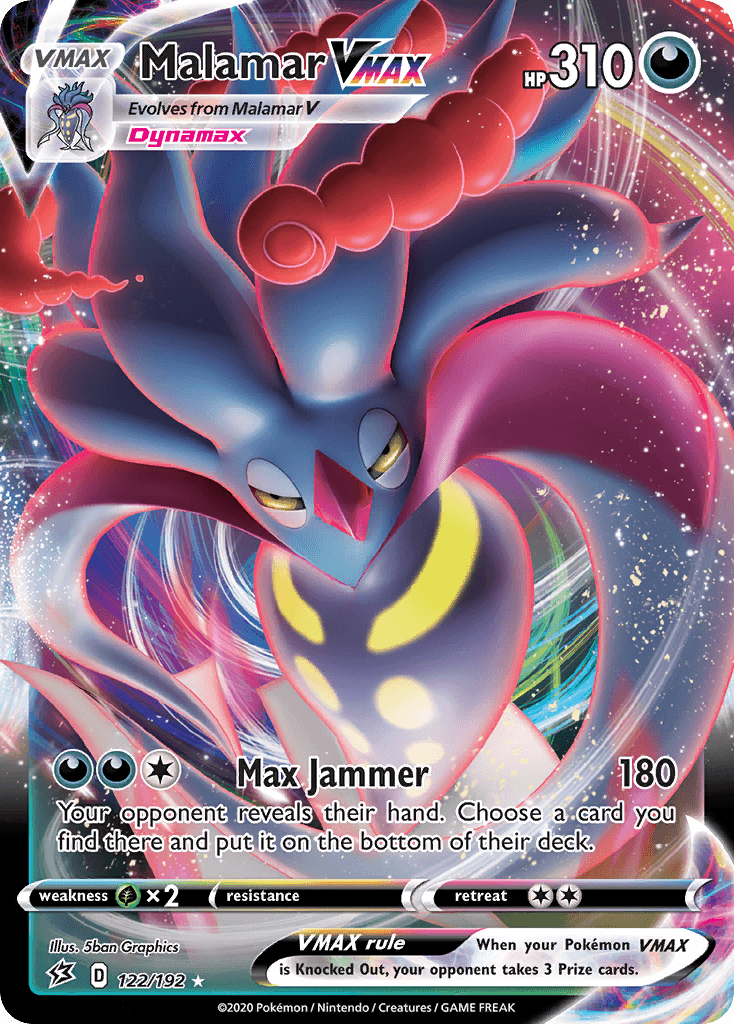 Malamar VMAX Pokémon card