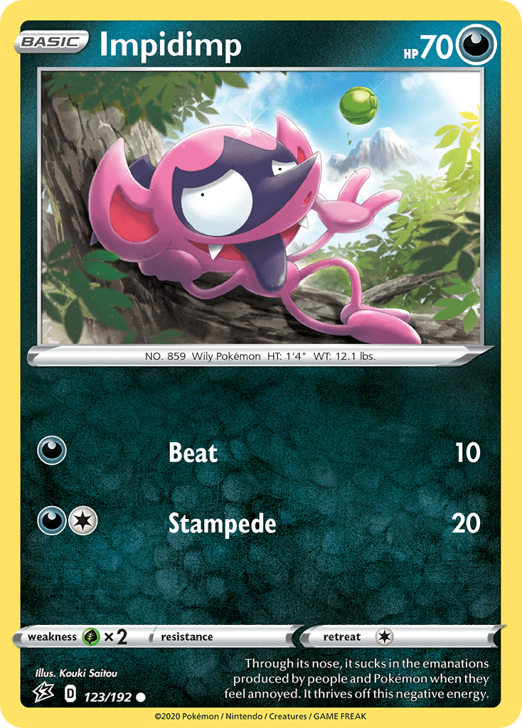 Impidimp Pokémon card