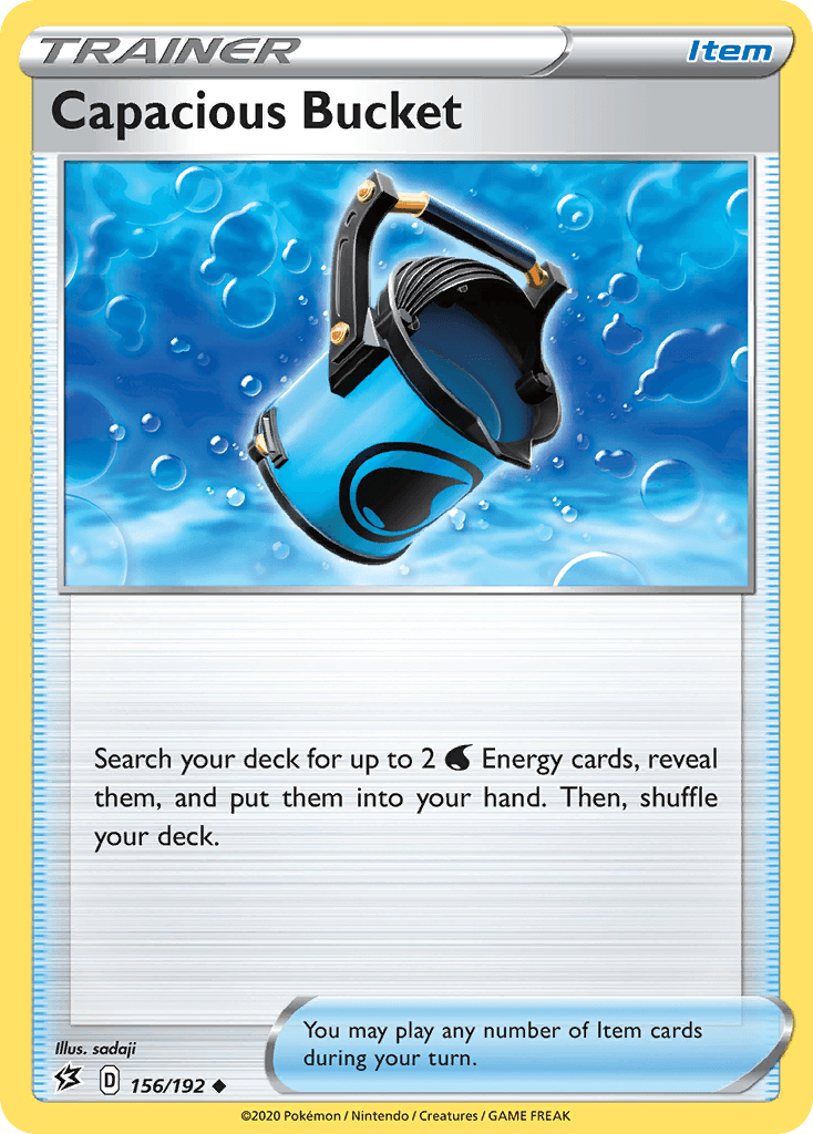 Capacious Bucket Pokémon card