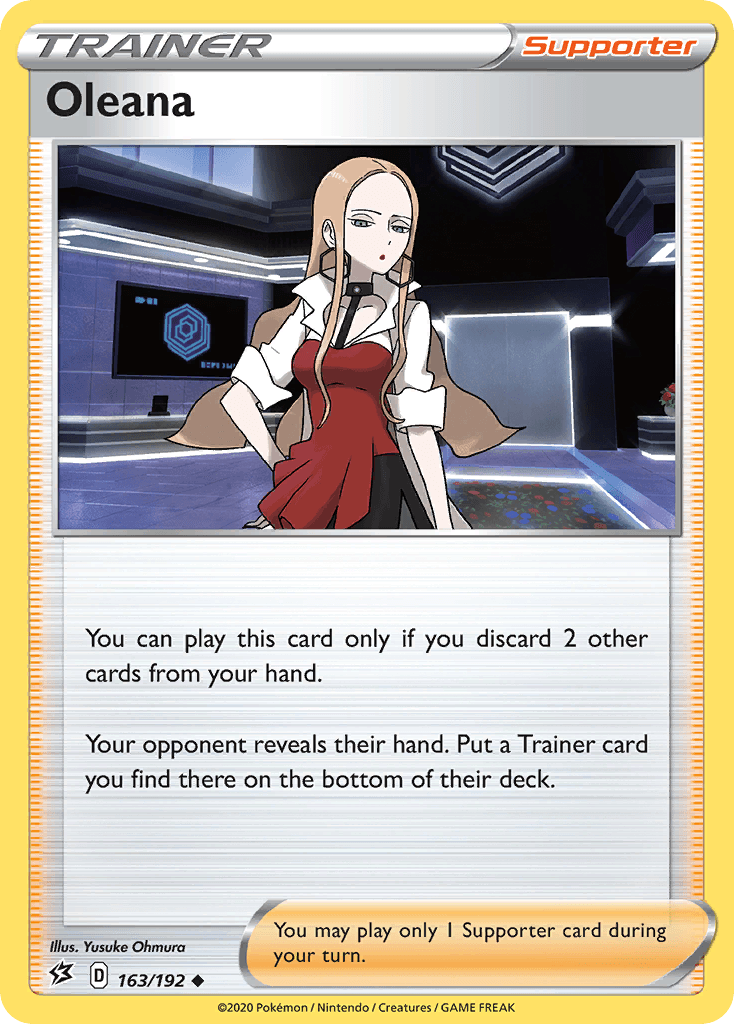 Oleana Pokémon card