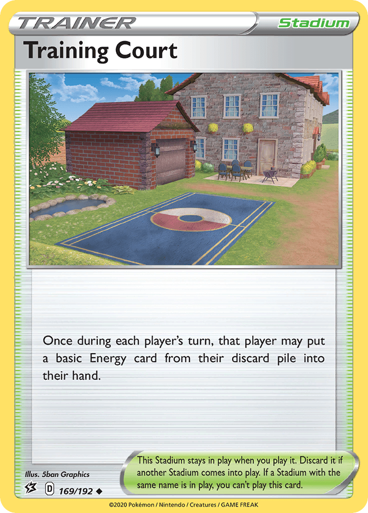 Training Court Pokémon card