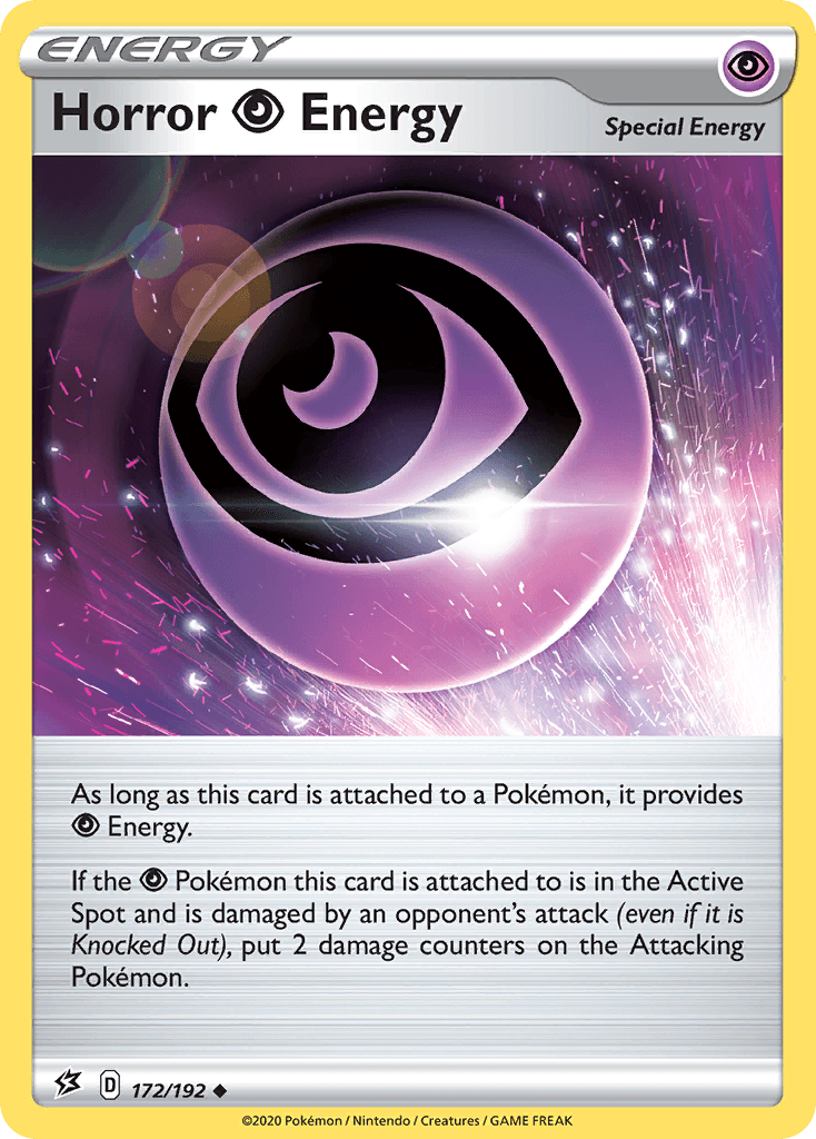 Horror Psychic Energy Pokémon card