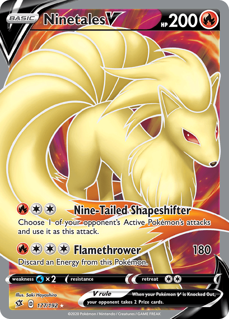 Ninetales V from Rebel Clash