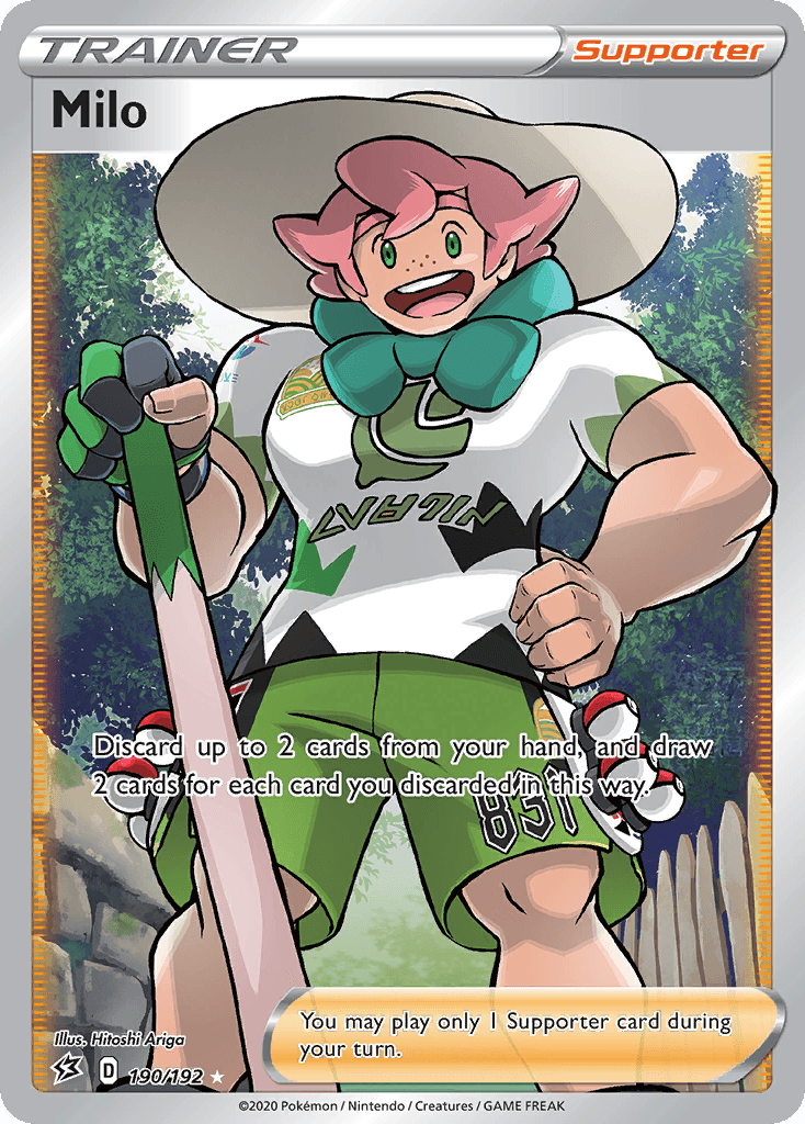 Milo Pokémon card