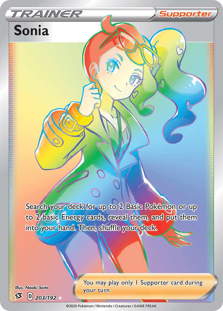 Sonia Pokémon card