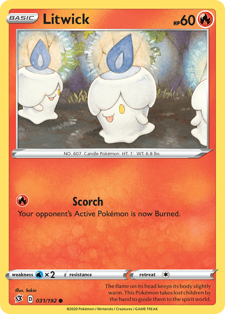 Litwick Pokémon card