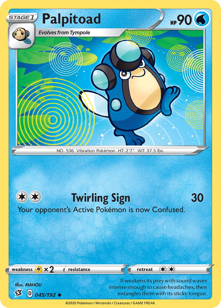 Palpitoad Pokémon card