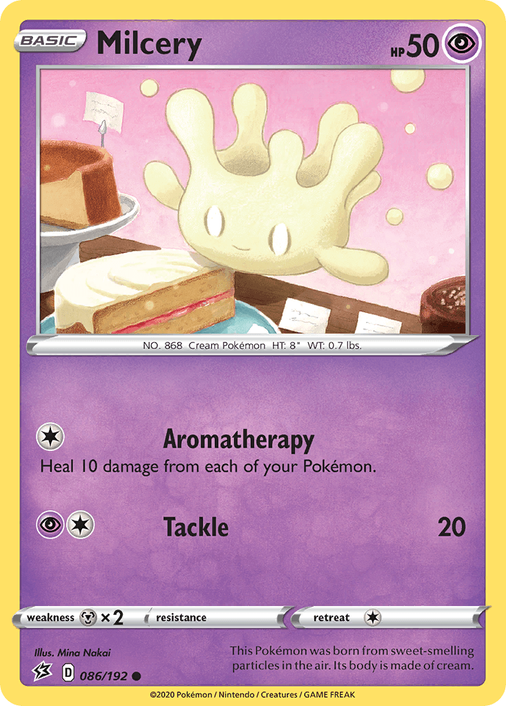 Milcery Pokémon card