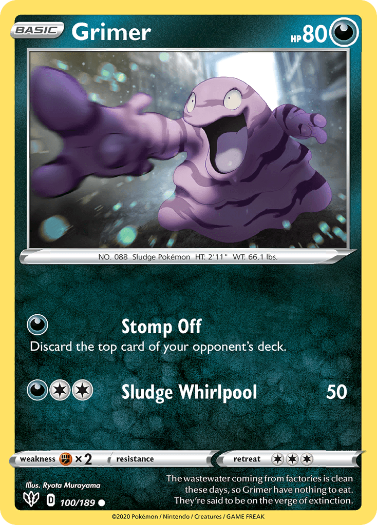 Grimer Pokémon card