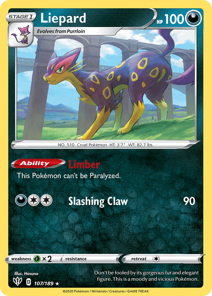 Liepard Pokémon card