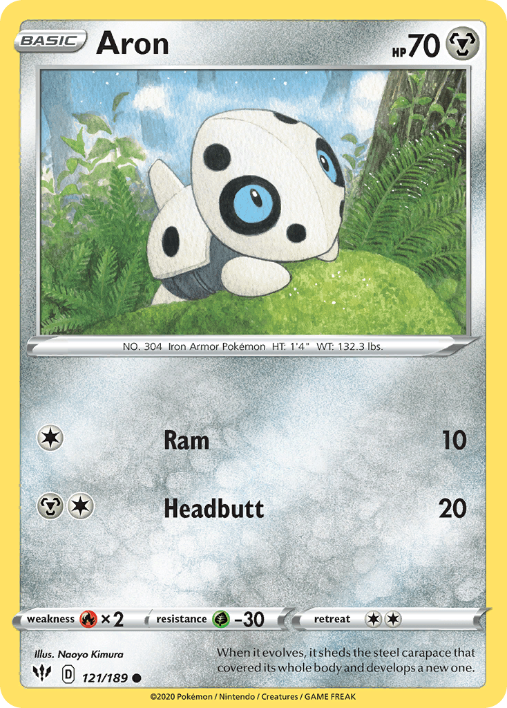 Aron Pokémon card