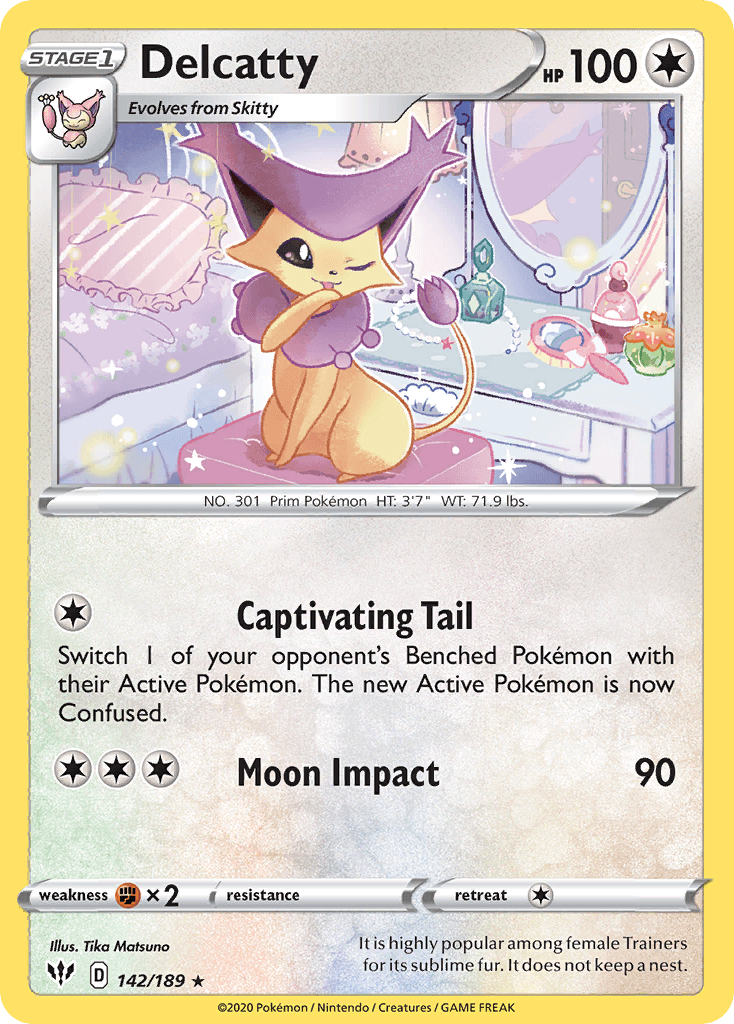 Delcatty Pokémon card