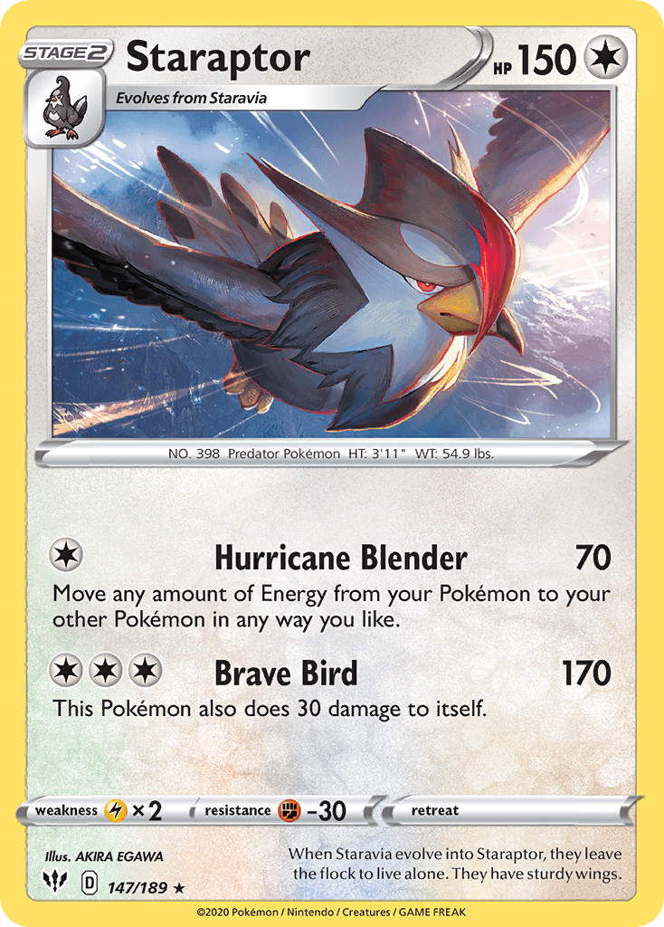 Staraptor Pokémon card