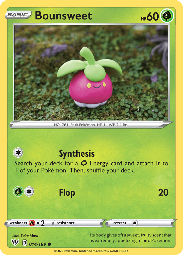 Bounsweet illustrated by Yuka Morii