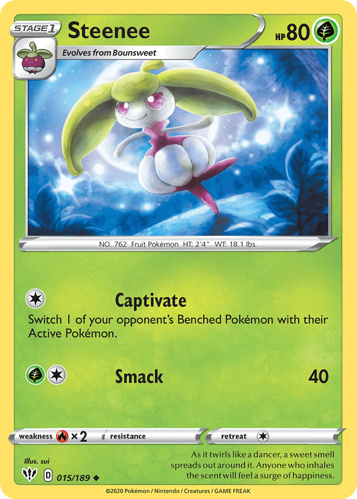 Steenee Pokémon card
