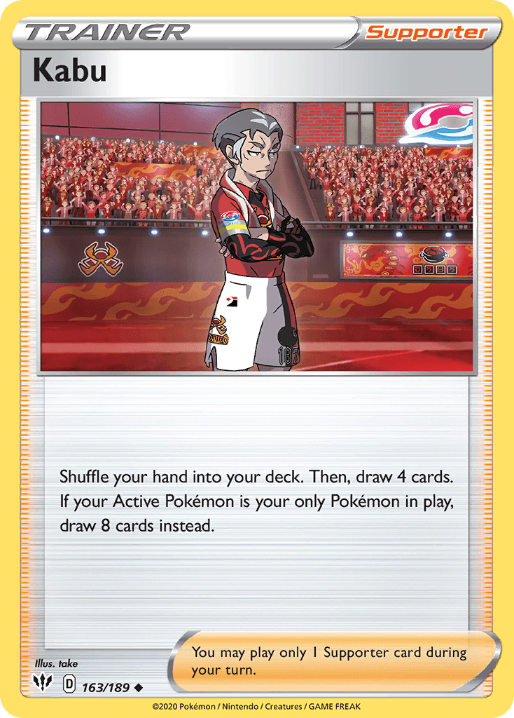 Kabu Pokémon card