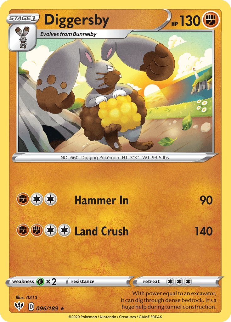 Diggersby Pokémon card