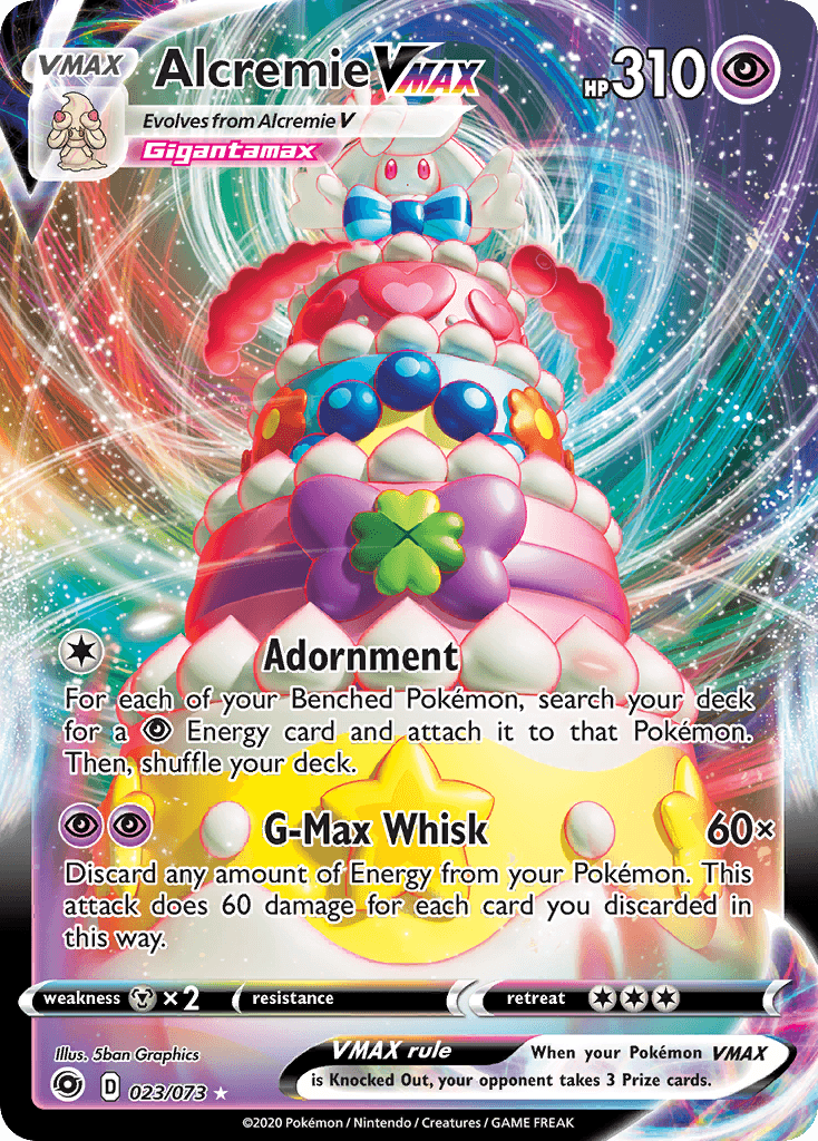 Alcremie VMAX — Rare Holo VMAX