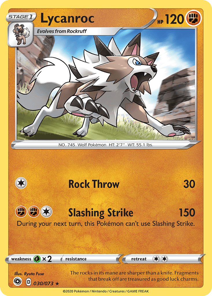 Lycanroc Pokémon card