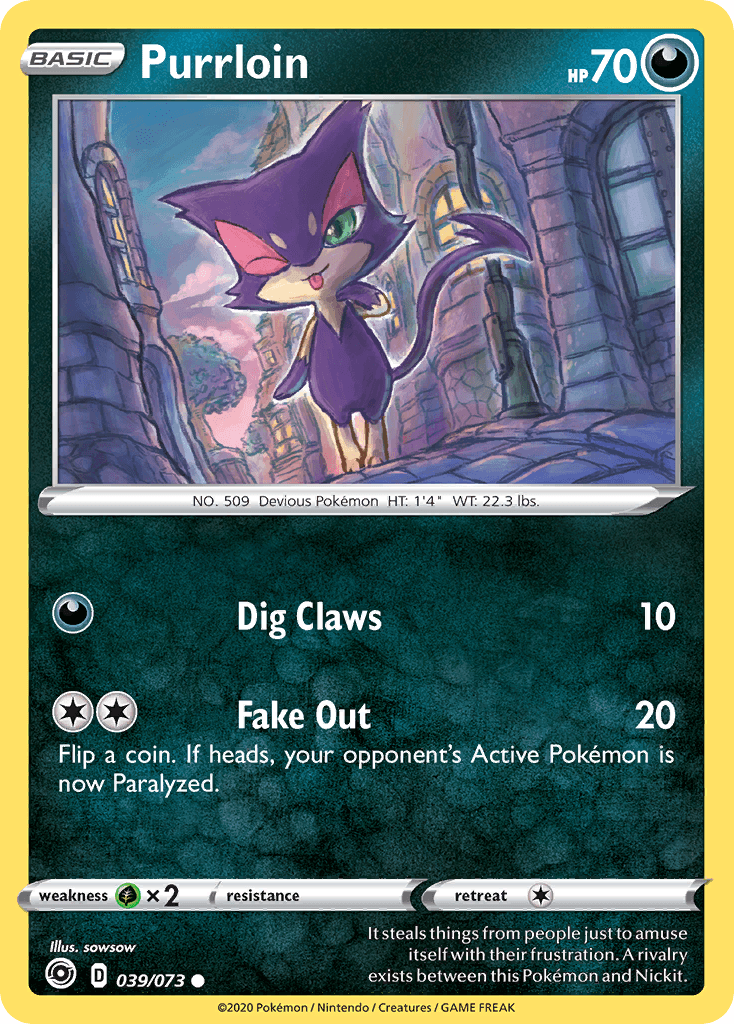 Purrloin Pokémon card