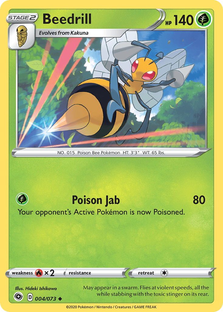 Beedrill Pokémon card