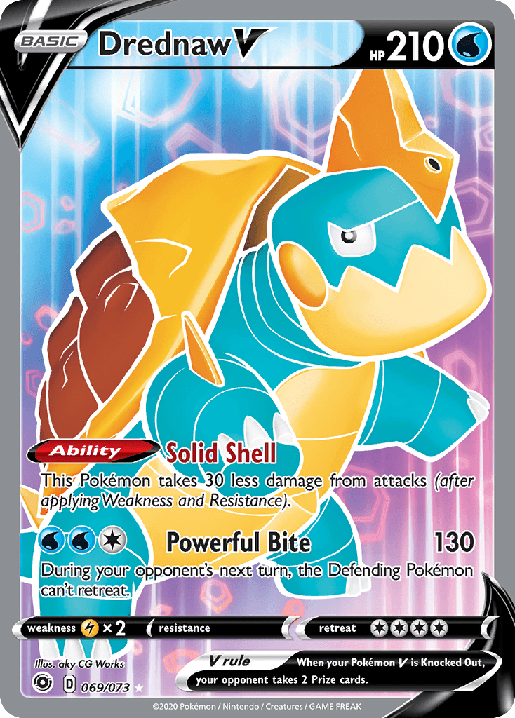 Drednaw V Pokémon card