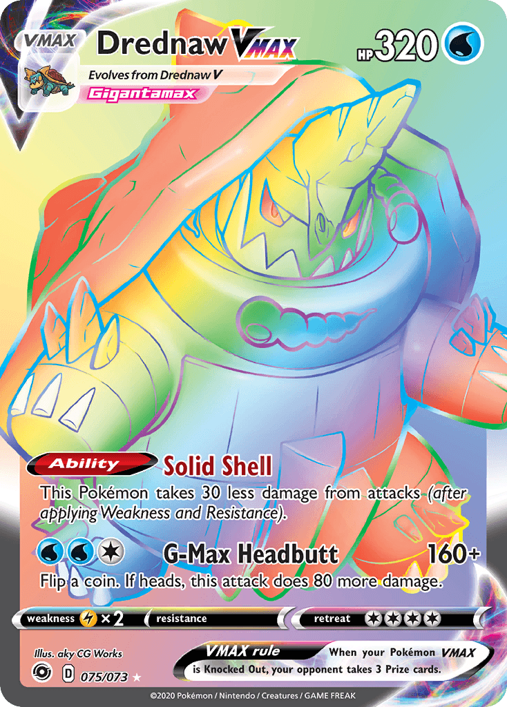 Drednaw VMAX Pokémon card