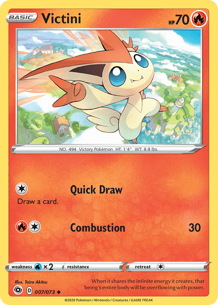 Victini Pokémon card