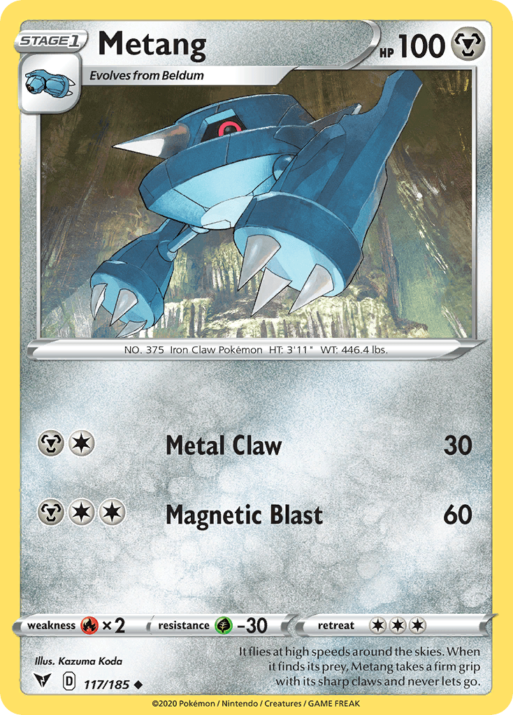 Metang Pokémon card