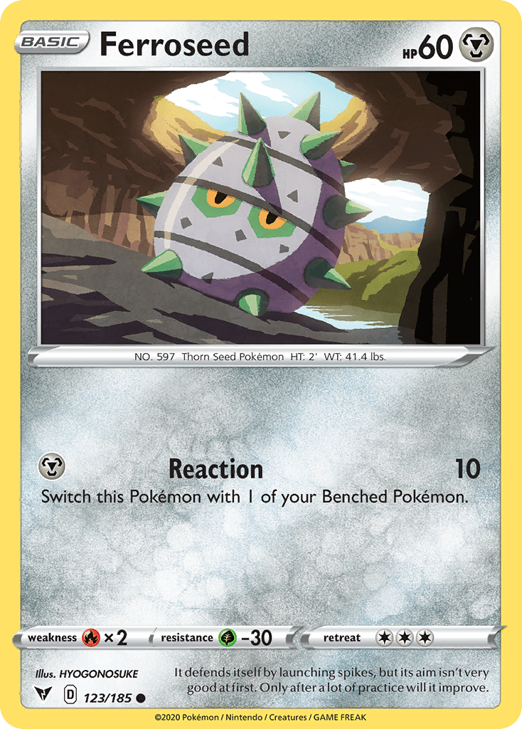 Ferroseed Pokémon card