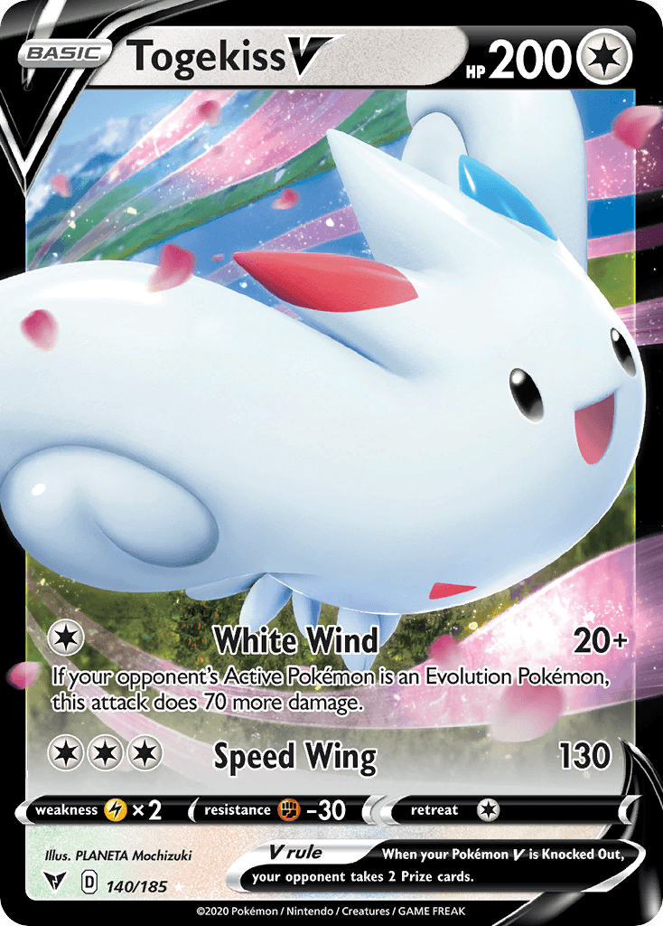 Togekiss V Pokémon card