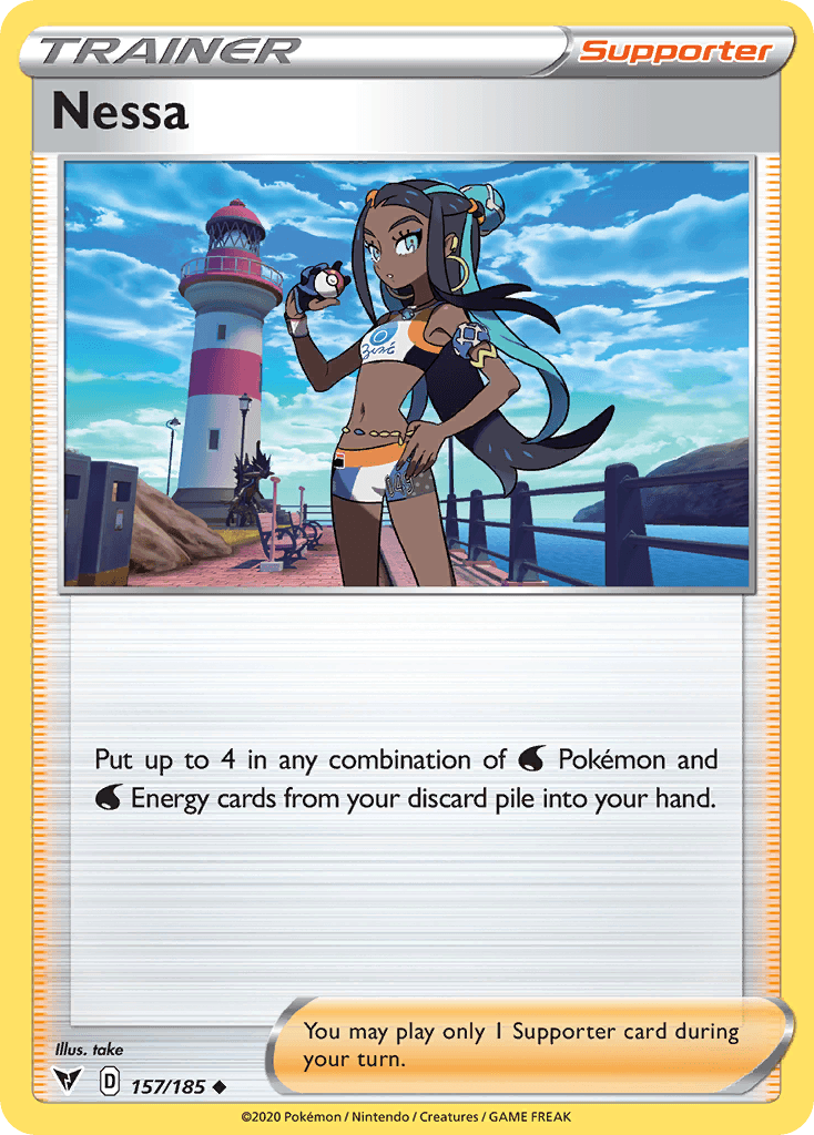 Nessa Pokémon card