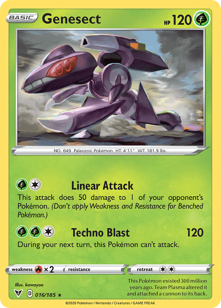 Genesect Pokémon card