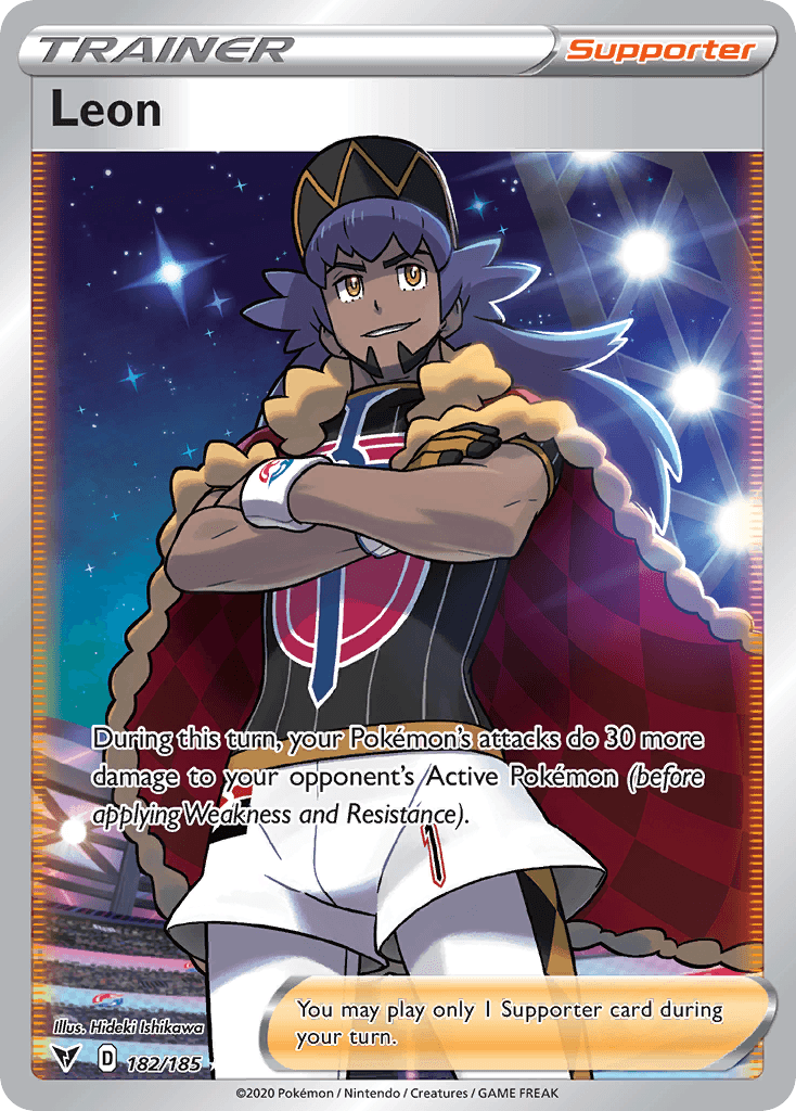Leon Pokémon card