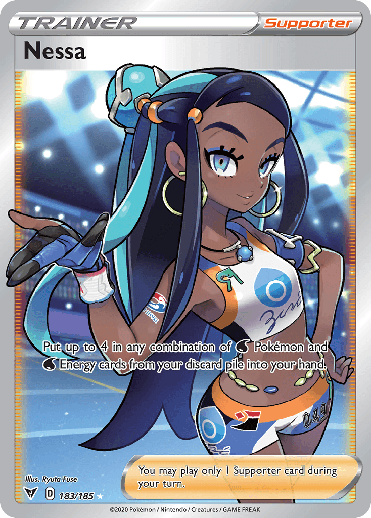 Nessa Pokémon card