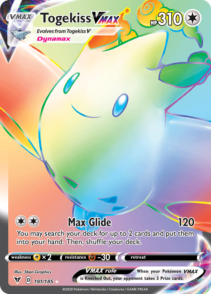 Togekiss VMAX Pokémon card