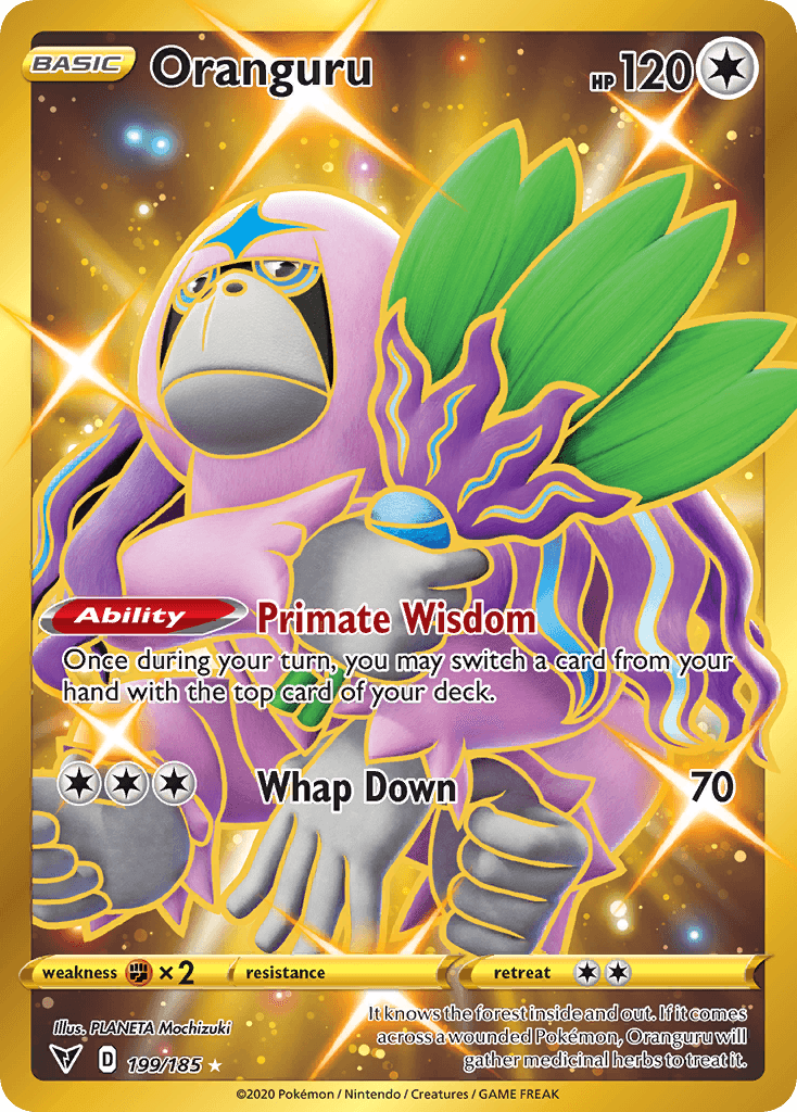 Oranguru Pokémon card