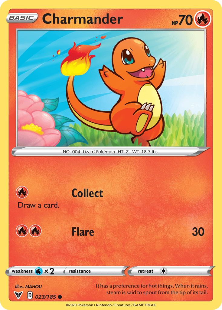 Charmander Pokémon card